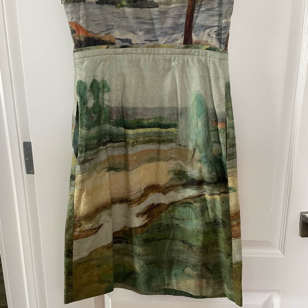Anthropologie Odille Landscape Painting Dress - Picture 8 of 10